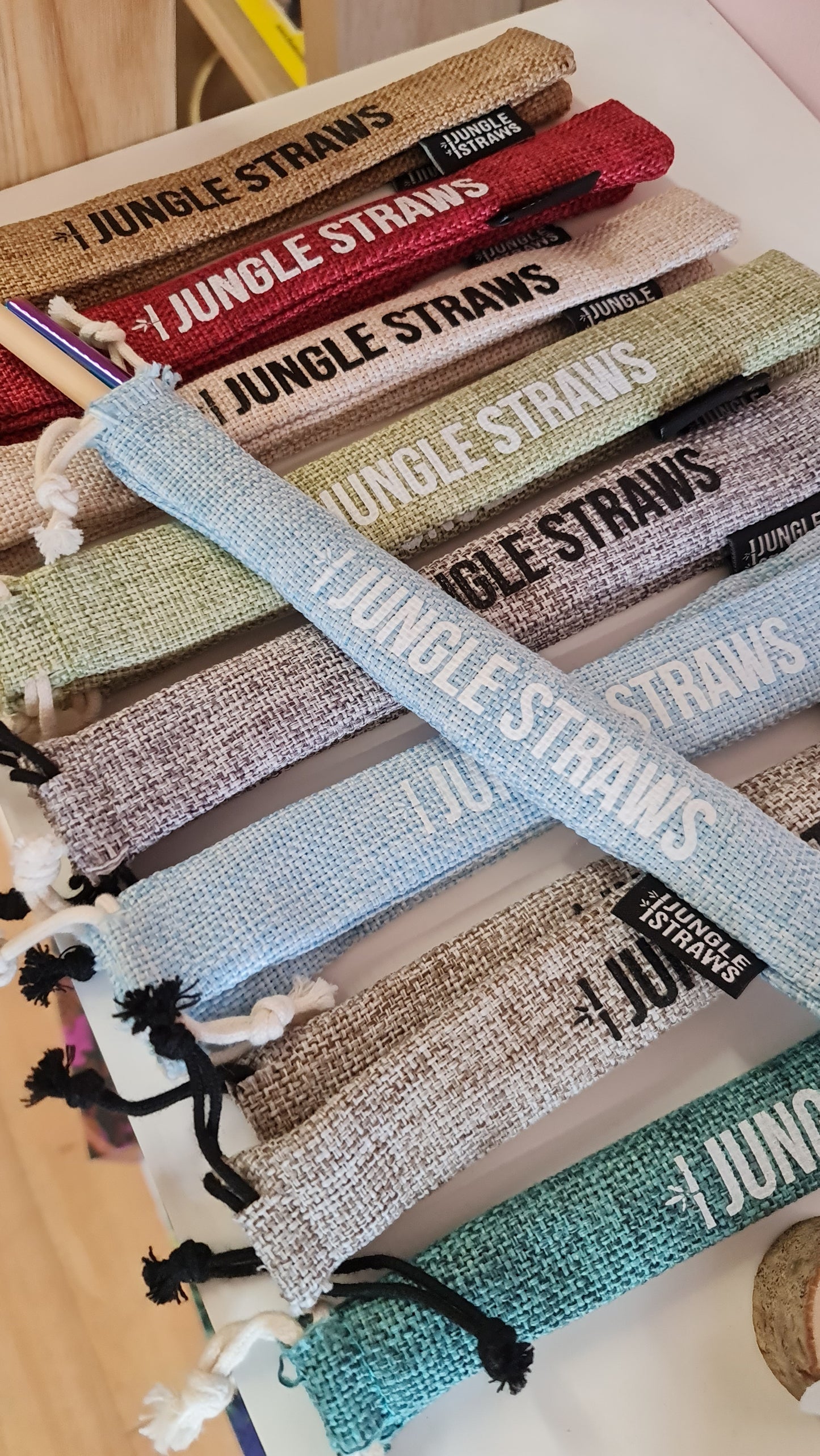 Reusable Straw Pouches