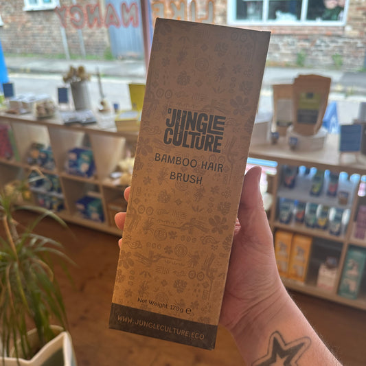 Jungle Culture Bamboo Paddle Hair Brush