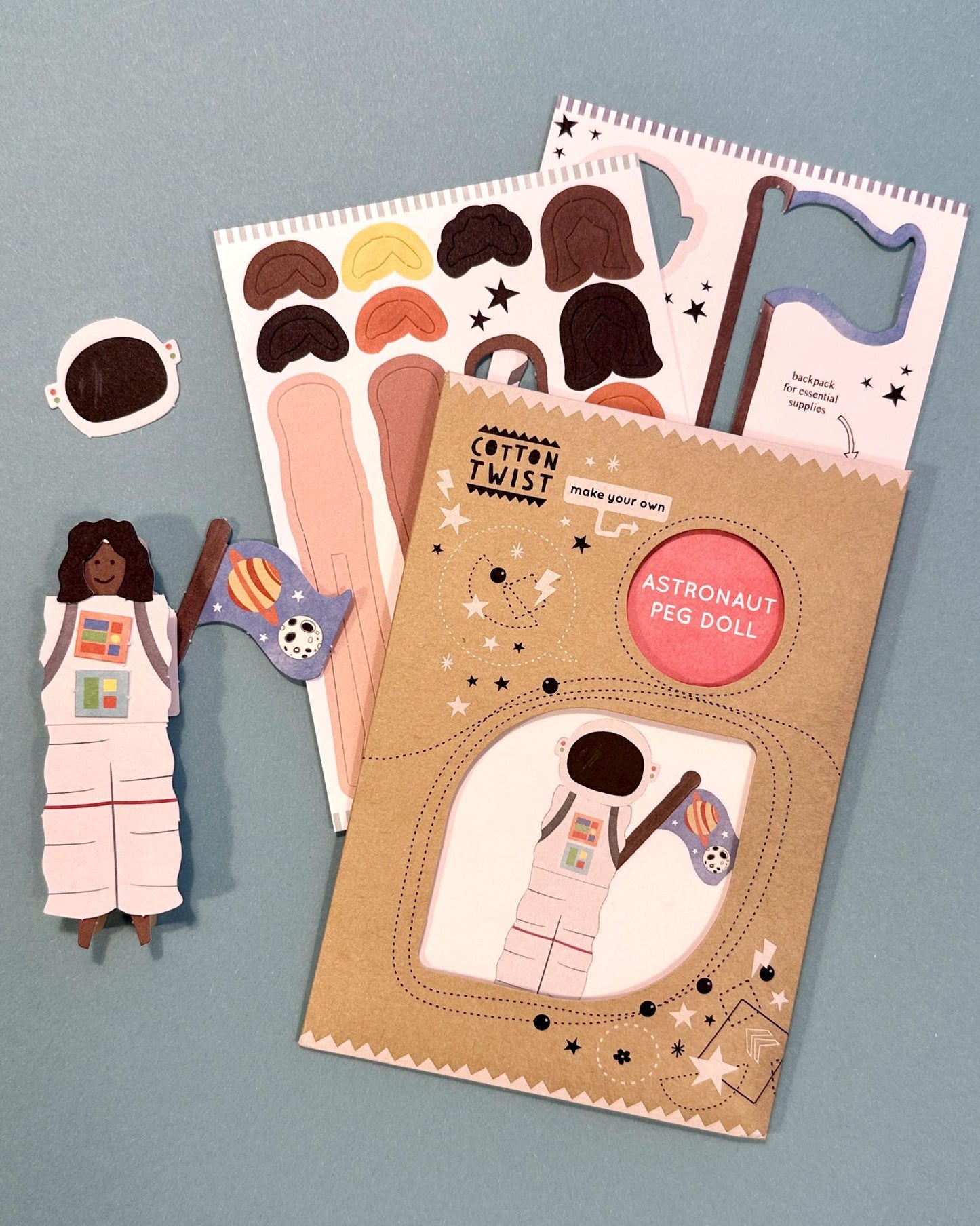 Make Your Own Astronaut Peg Doll