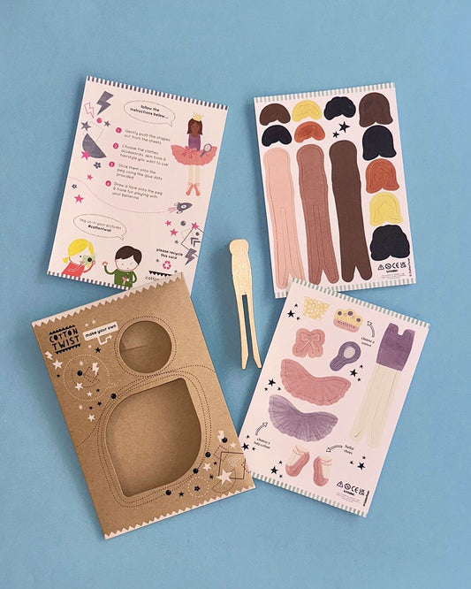 Make Your Own Ballerina Peg Doll