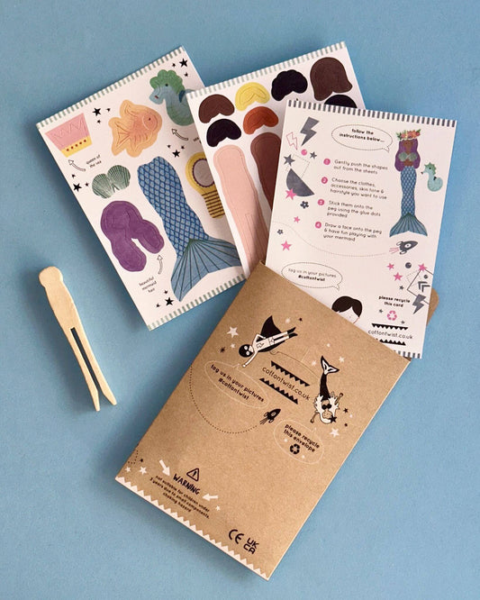 Make Your Own Mermaid Peg Doll