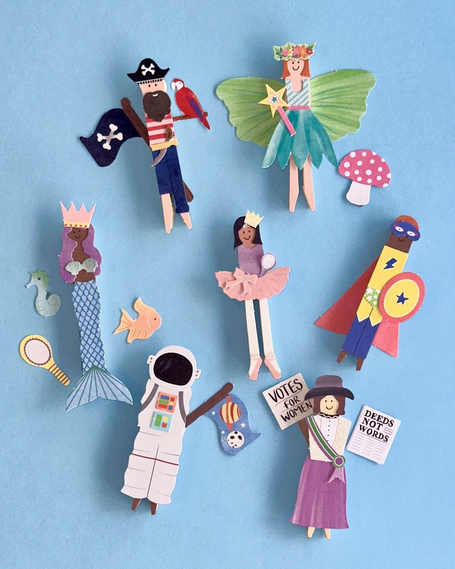 Make Your Own Ballerina Peg Doll