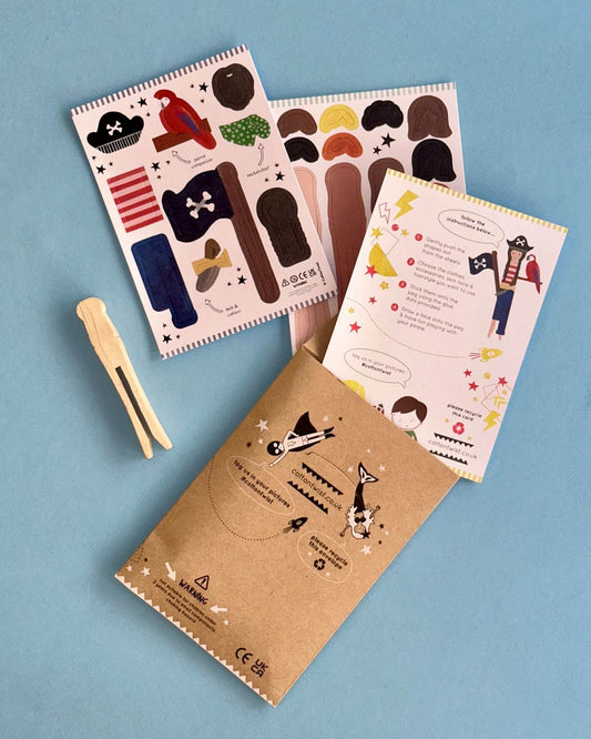 Make Your Own Pirate Peg Doll