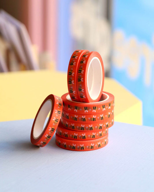 Tiny Bees Colourful Washi Tapes