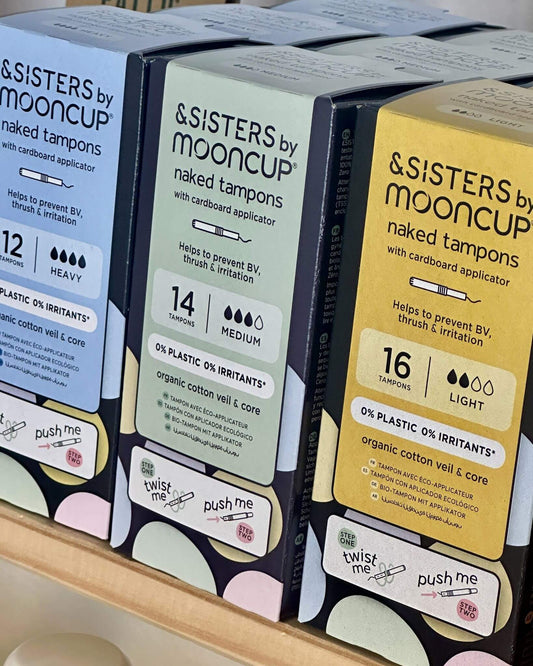 Plastic-free Eco-Applicator Tampons - &Sisters