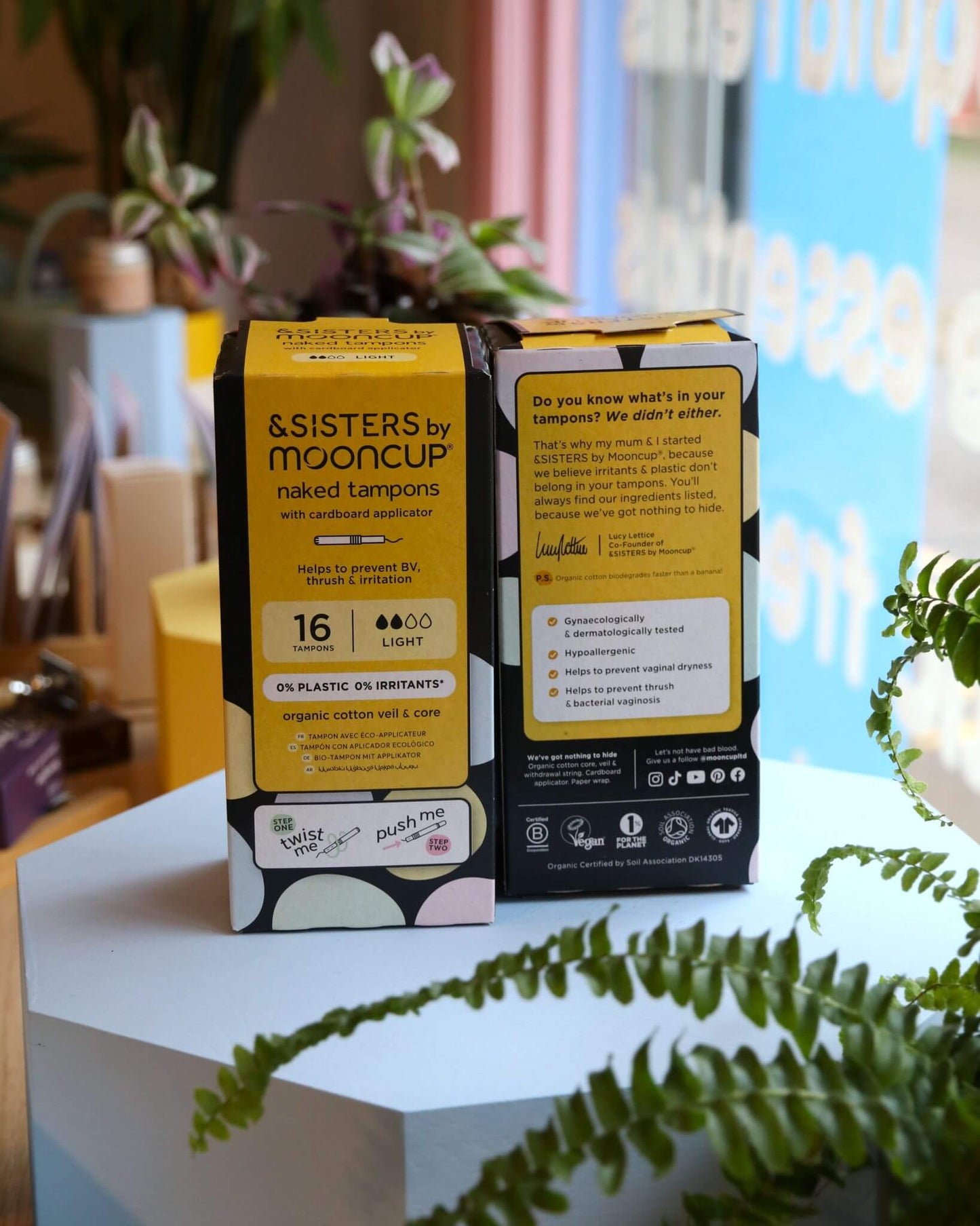 Plastic-free Eco-Applicator Tampons - &Sisters