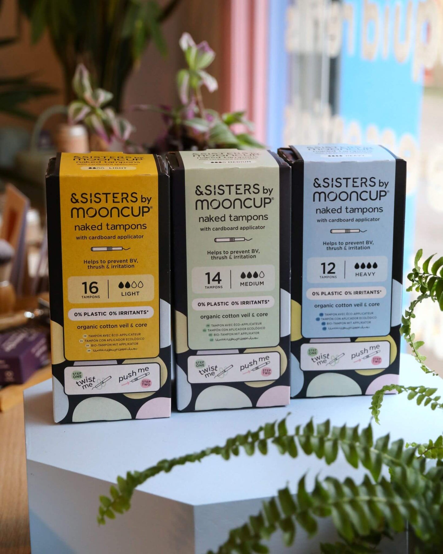 Plastic-free Eco-Applicator Tampons - &Sisters