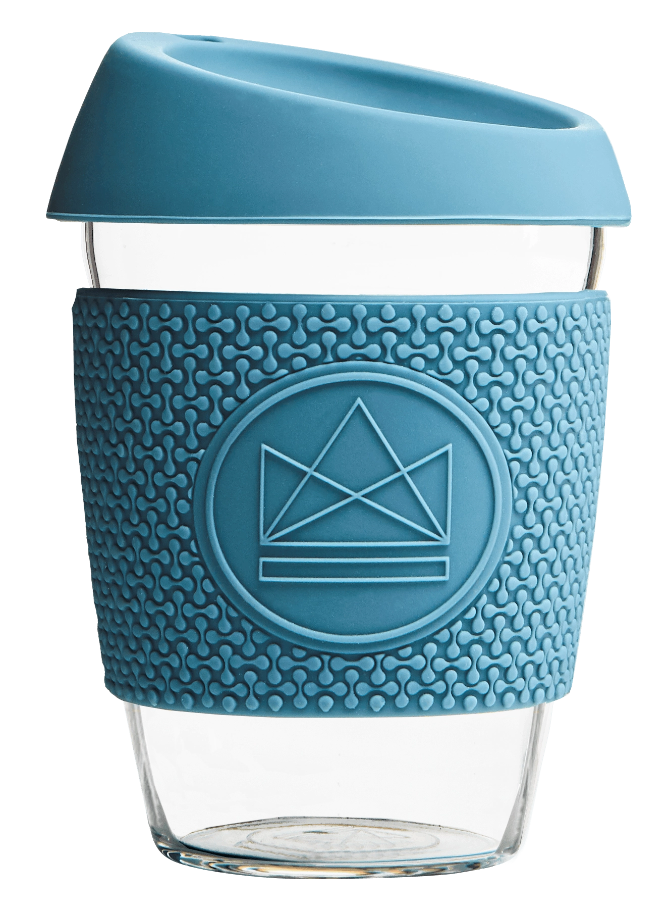 12oz Glass Reusable Coffee Cup - Super Sonic
