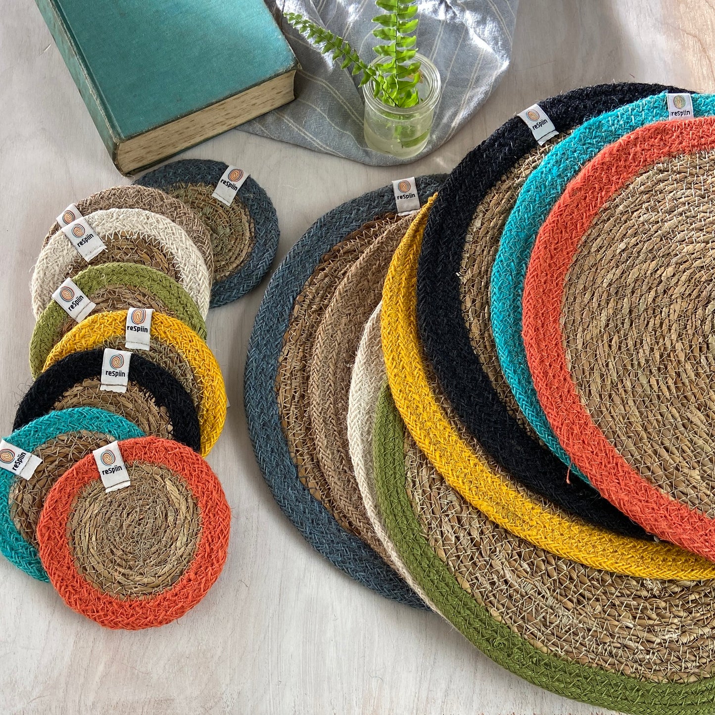 Seagrass + Jute Coasters