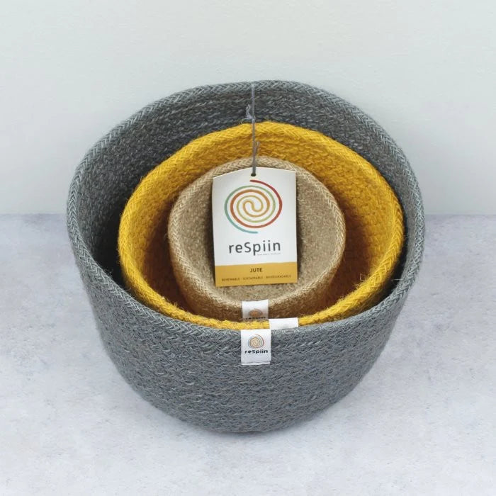 Tall Jute Bowl Sets - Beach