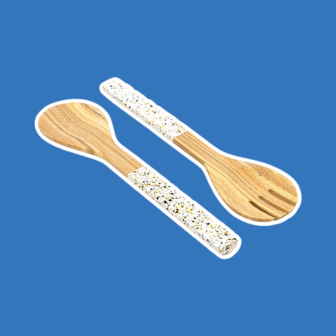 Bamboo Salad Server Set