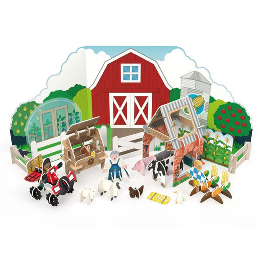 Farmyard PlayPress Toys Playset