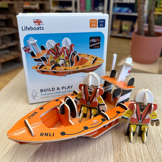 RNLI Inshore Lifeboat PlayPress Toys Playset