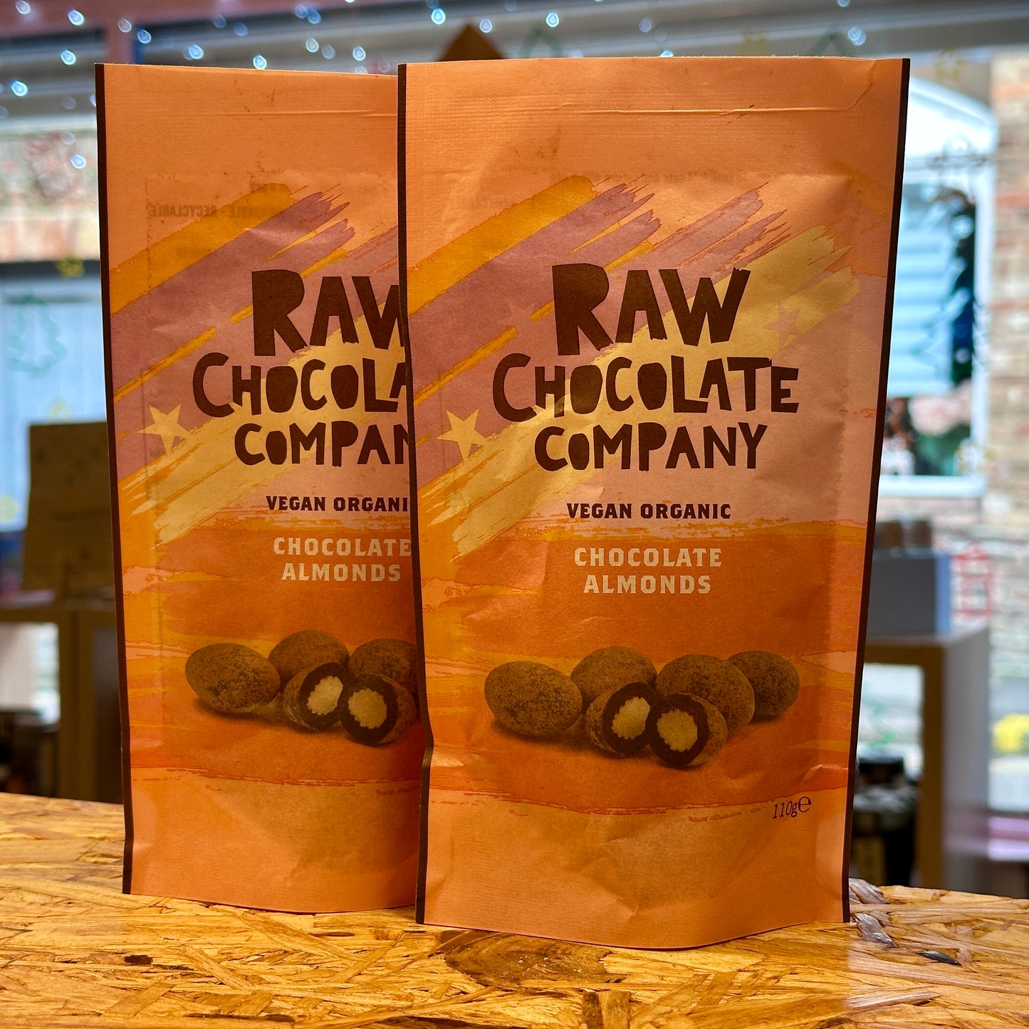 Vegan Organic Chocolate Almonds - The Raw Chocolate Company