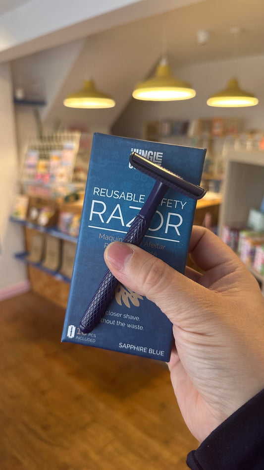 Jungle Culture Safety Razor - Sapphire Blue