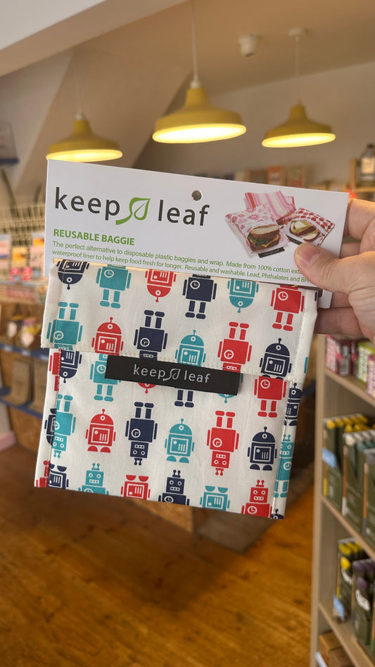 Robot Food Baggies - Keep Leaf