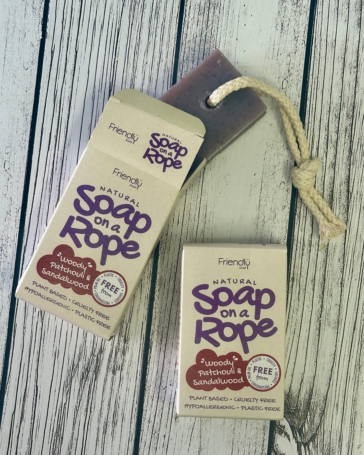 Patchouli + Sandalwood Soap On A Rope