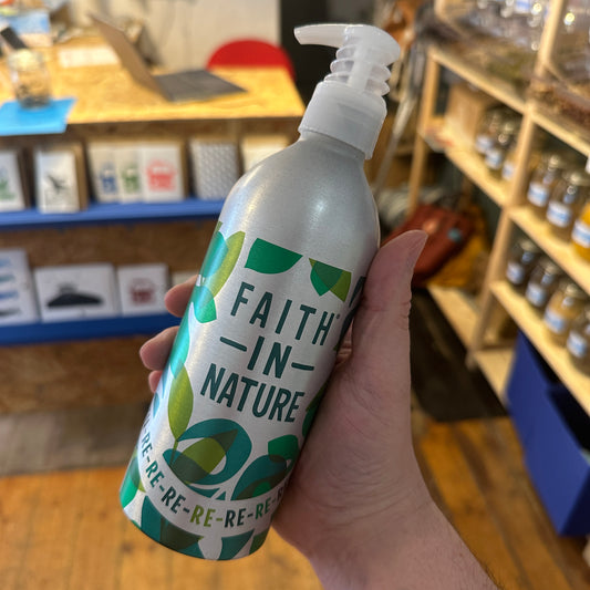 Faith In Nature Aluminium Refill Bottles