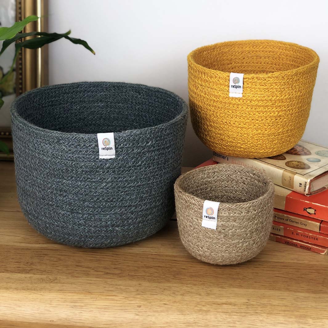 Tall Jute Bowl Sets - Beach