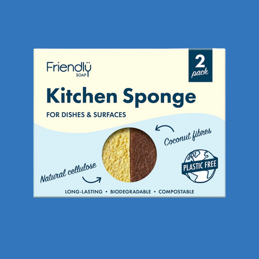 Friendly Sponge Scourers 2 Pack