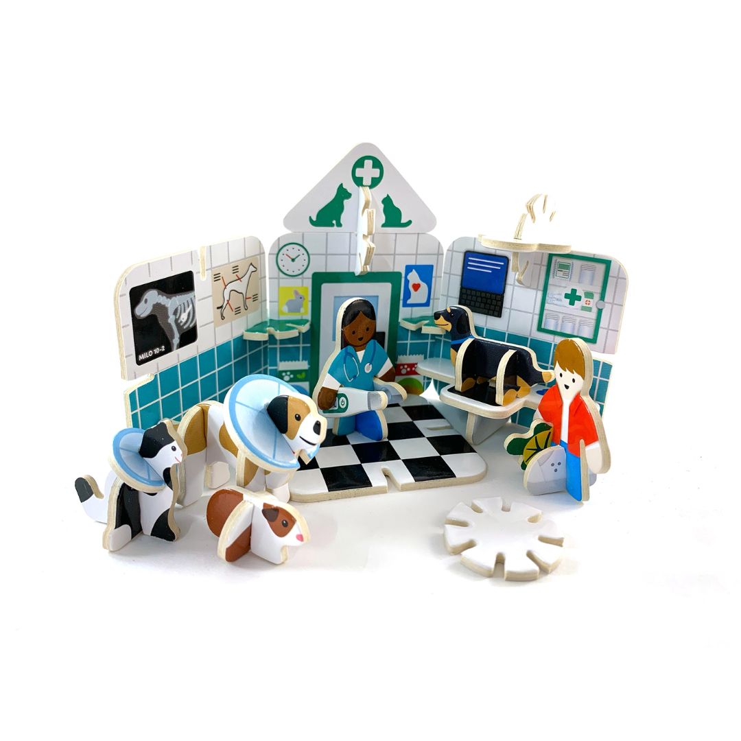 Mini Vets PlayPress Toys Playset