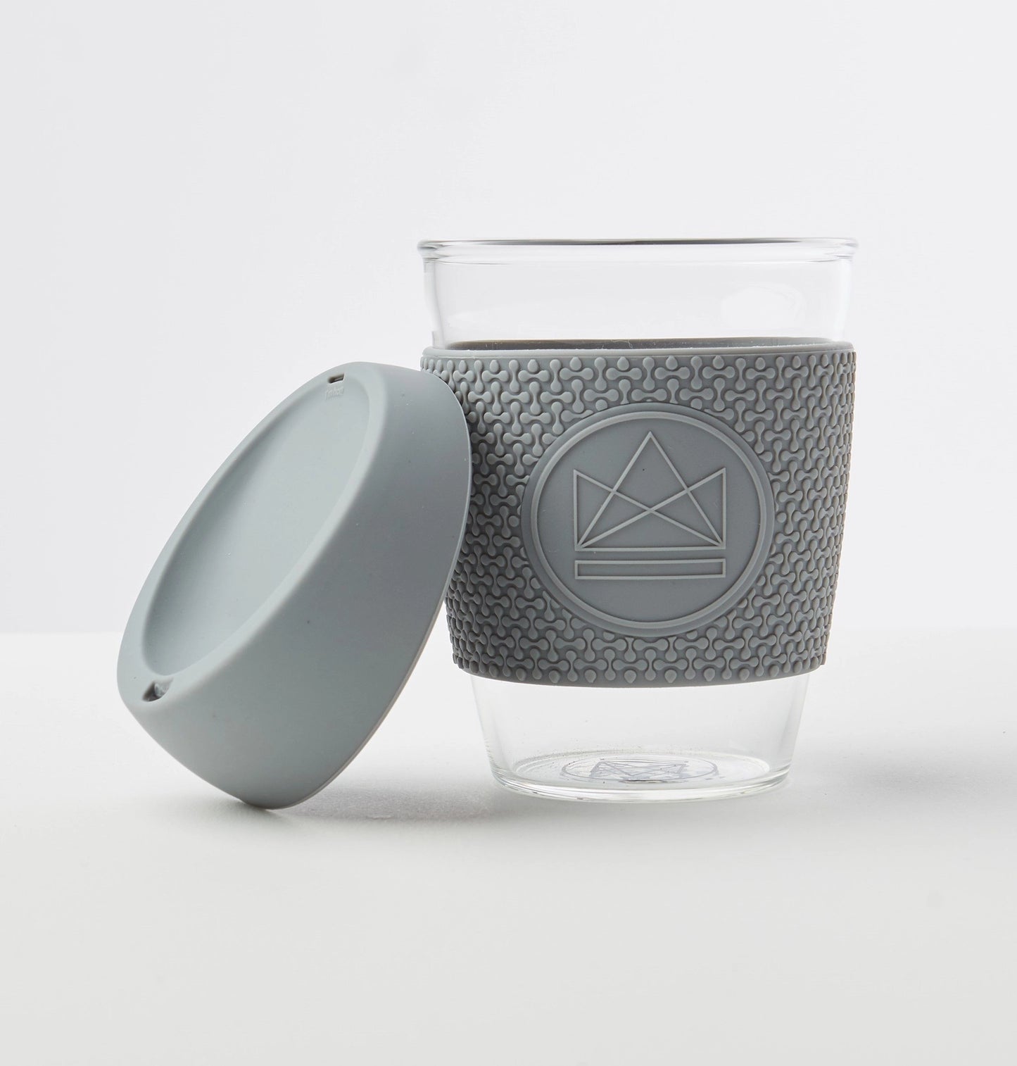 12oz Glass Reusable Coffee Cup - Forever Young