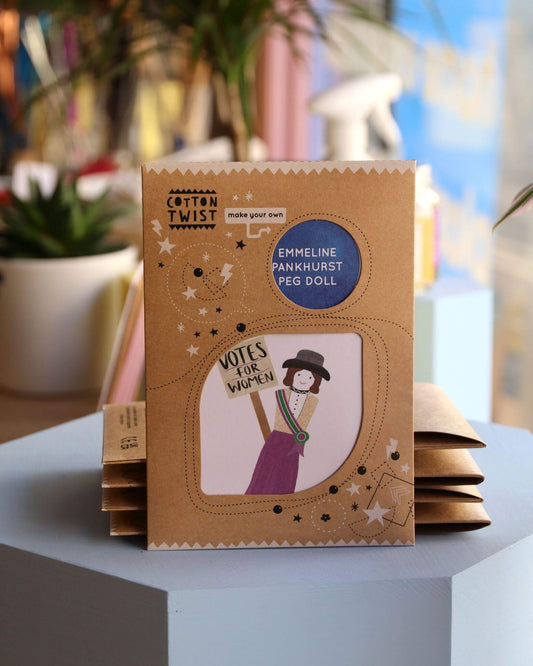 Make Your Own Emmeline Pankhurst Peg Doll