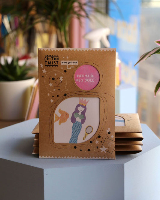 Make Your Own Mermaid Peg Doll