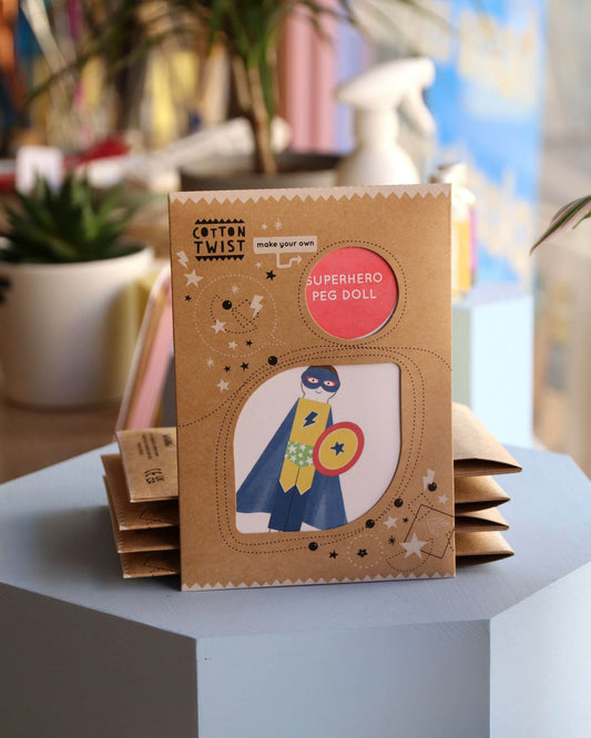 Make Your Own Superhero Peg Doll