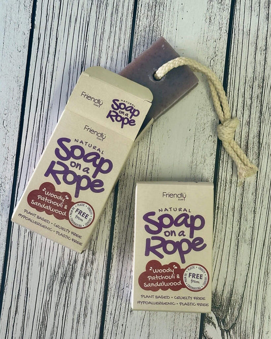 Patchouli + Sandalwood Soap On A Rope
